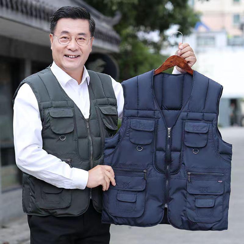 Men's Autumn And Winter Vest, Thick Vest, Camisole, Middle-aged And Elderly Vest, Men's Vest