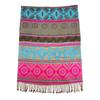 Bohemian Cotton Jacquard Geometric Shawl: High-End Women's Evening Scarf