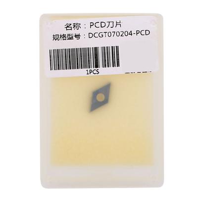 Inserto Lama Diamantata DCGT070204 PCD Utensile da Tornitura per Tornio CNC