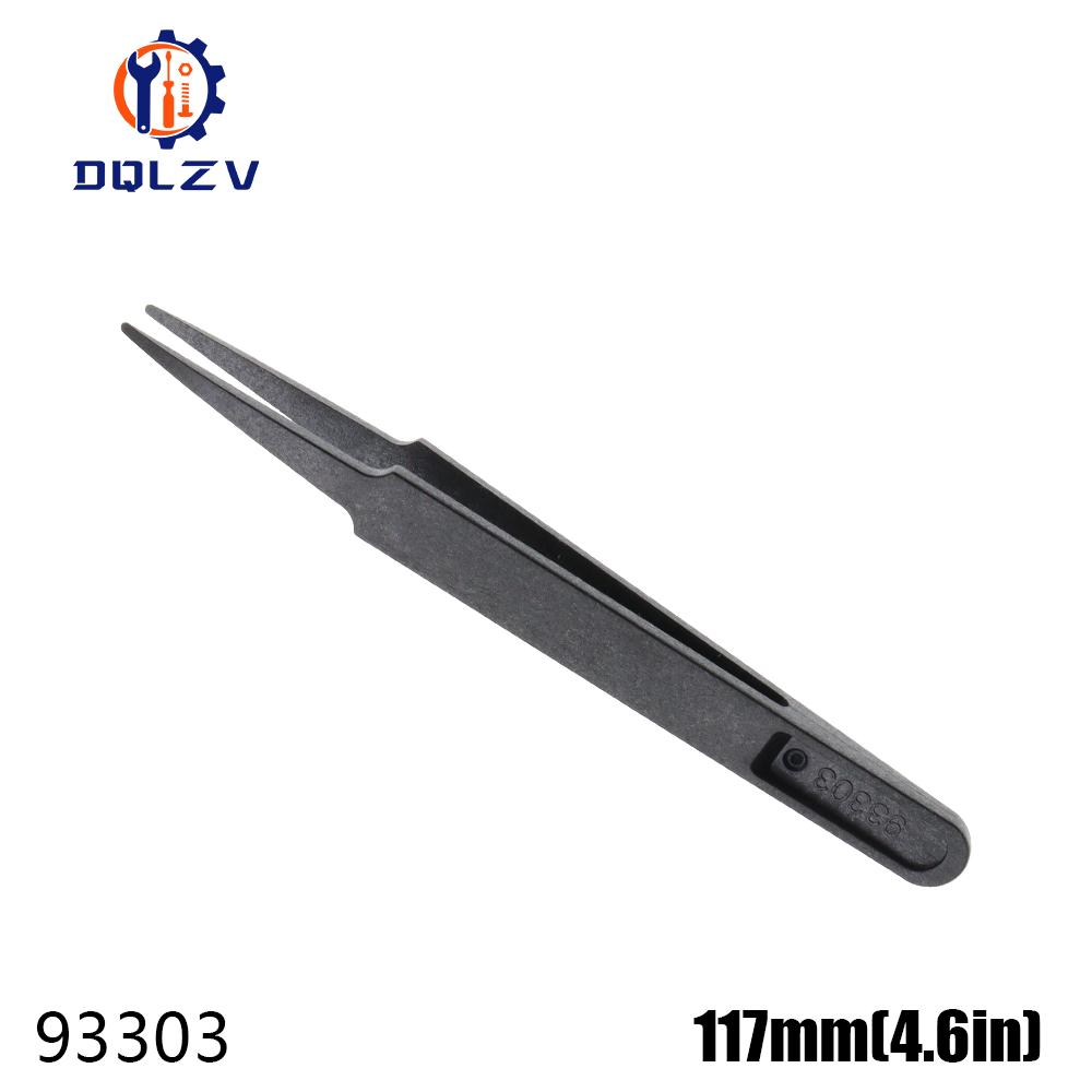 Anti-Static Plastic Tweezers ESD Curved Straight Forceps Electronic PCB Repair Hand Tools Tweezers 1PCS