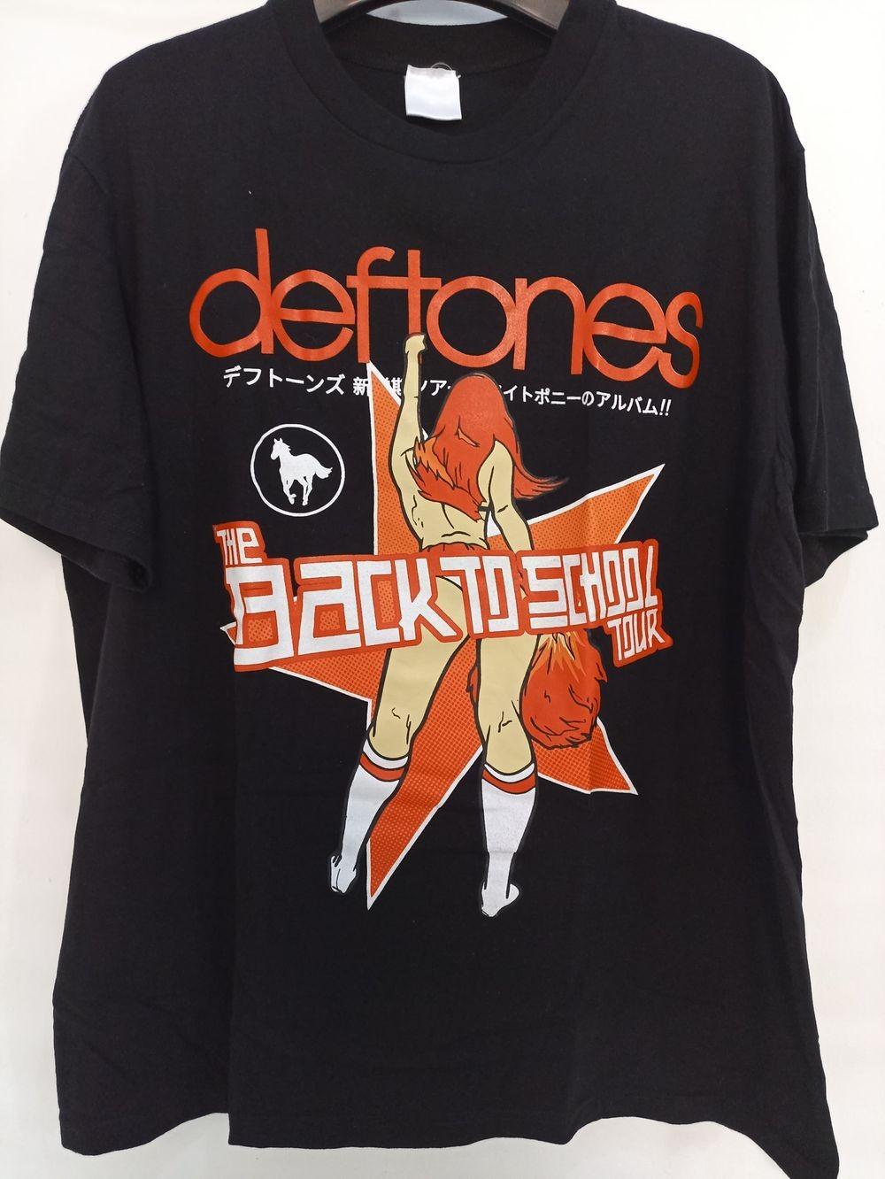 Deftones “Back To School Tour” Retro Style Black Unisex T shirt S-5XL KH13866 XXL