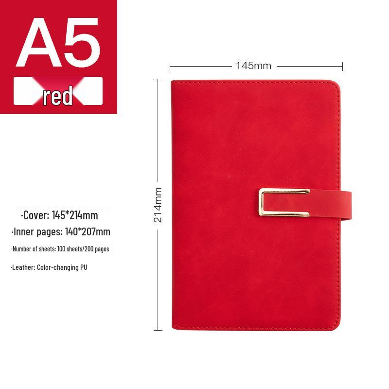 Business Gift Set: B5 Thick Diary Planner & A5 Meeting Minutes Book with Customizable LOGO A5