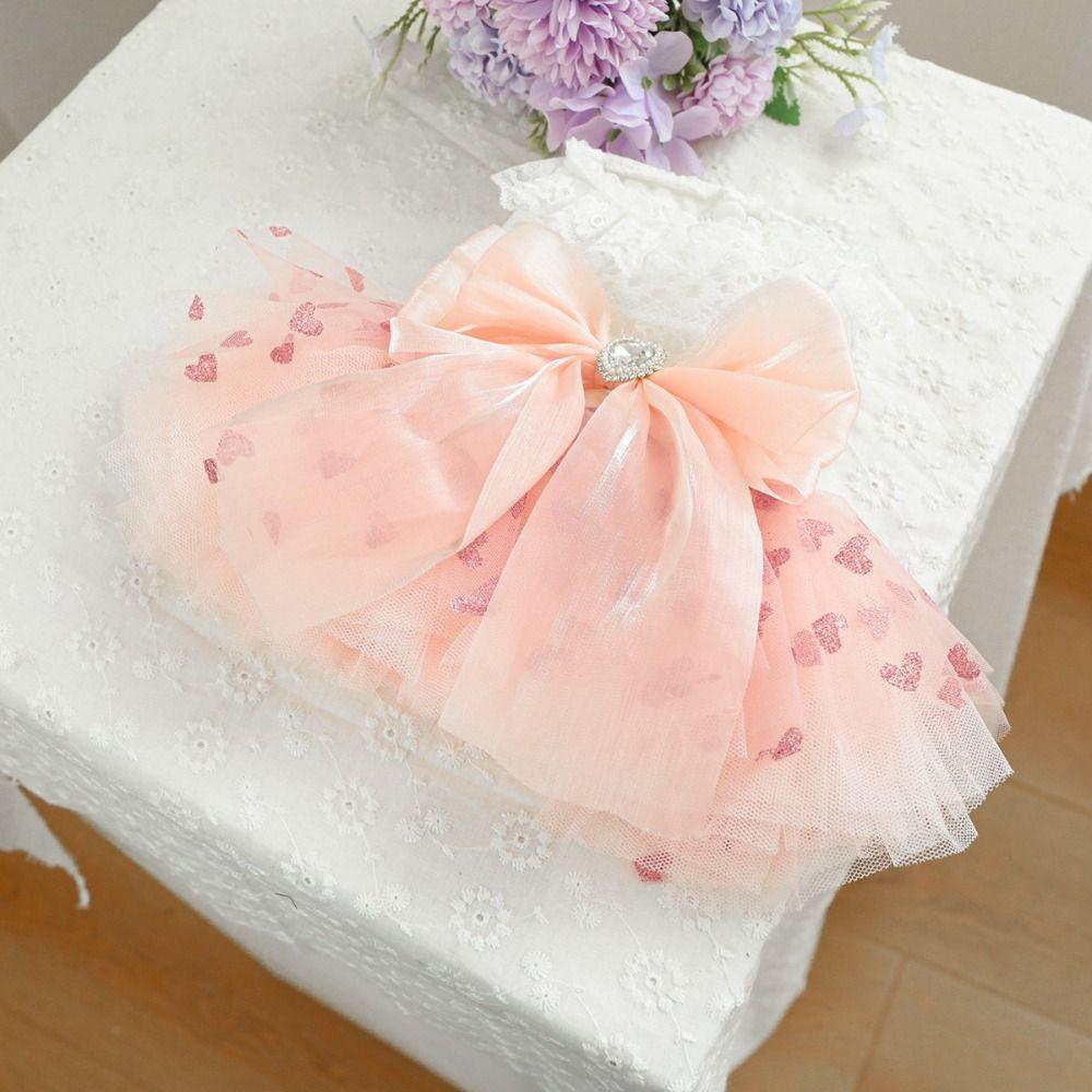 Organza Cat Dog Wedding Dress Fairy Dress Pet Skirt Sweety Puppy Skirt  For Cat Dog