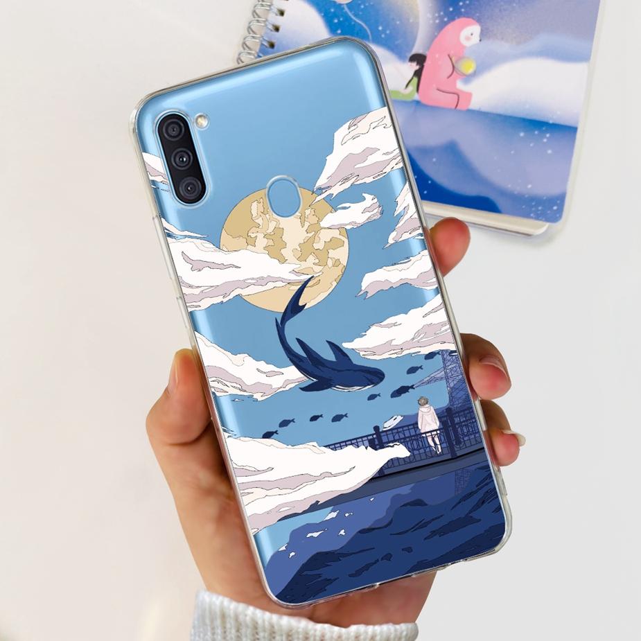 For Samsung Galaxy A11 Case SM-A115F Popular Painted Cover Soft Silicone Phone Case For Samsung A11 M 11 Galaxy M11 M115F Fundas