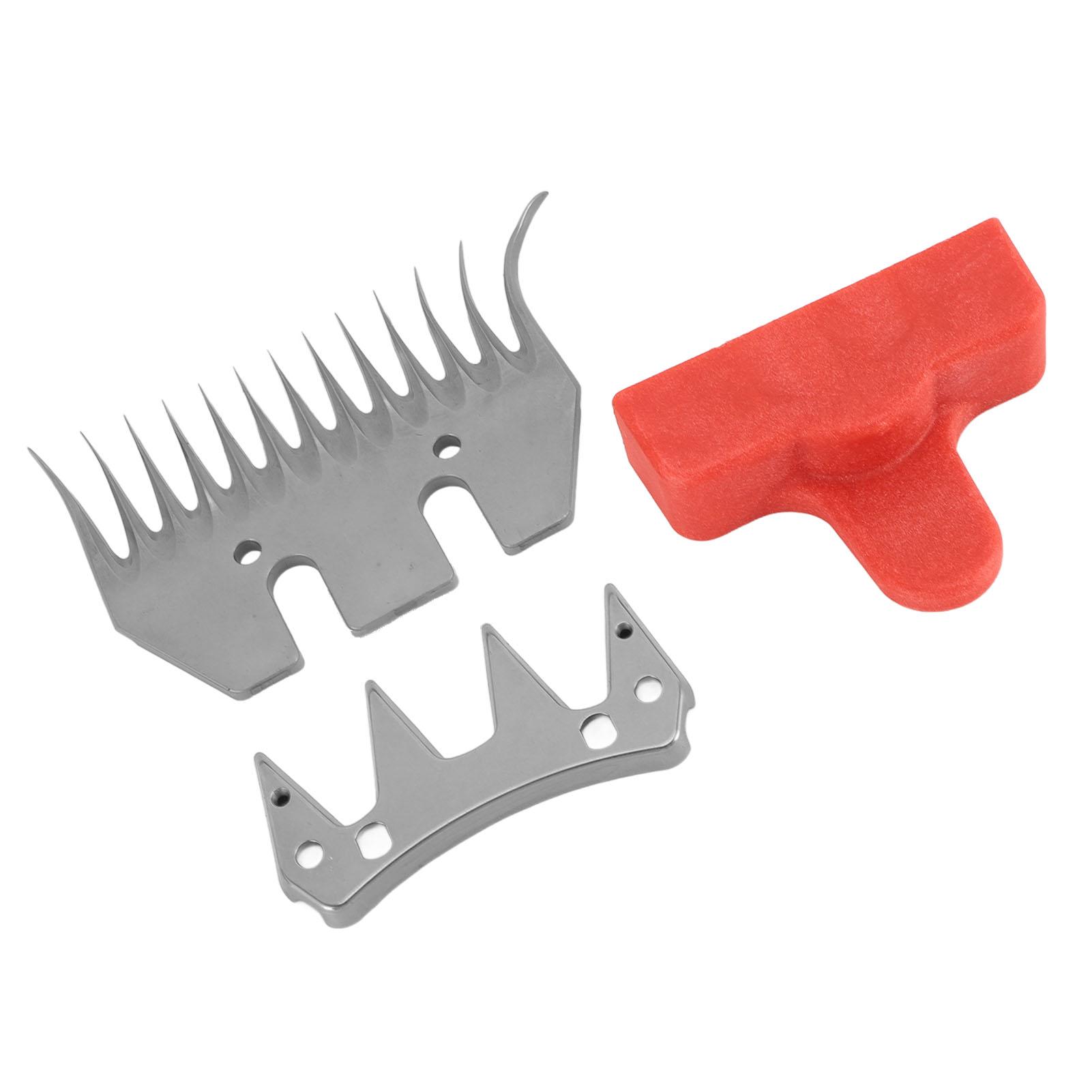 

Сменные лезвия для стрижки овец из нержавеющей стали 13T изогнутые и 4T универсальные лезвия для шерсти для