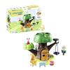 Playmobil 1.2.3 - 71316 - winnie l'ourson et porcinet avec cabane - disney