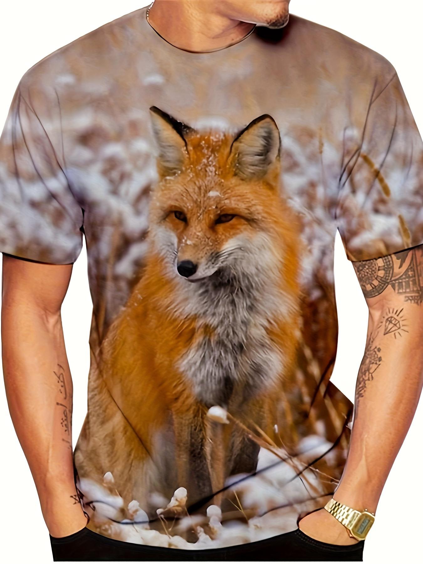 

Футболка мужская с 3D-принтом животных — повседневная футболка с круглым вырезом и коротким рукавом для летнего отдыха на свежем воздухе и повседневной одежды 6XL