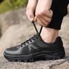 Black Breathable Non-Slip Training Shoes with Thick Wear-Resistant Sole for Outdoors, Running, and Couples