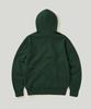 Double Cotton Fleece Hoodie Dark Green