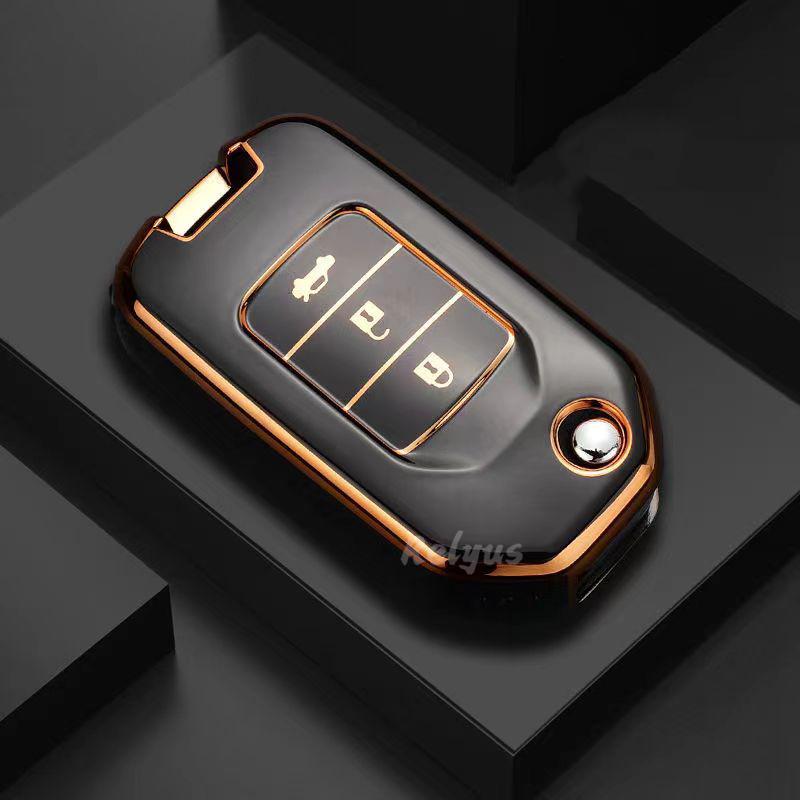 

TPU Car Key Protected Case Cover for Honda Civic HRV CRV XRV CR-V Crider Odyssey Pilot Fit Accord Key Holder Auto Accessories