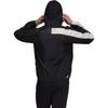 adidas Giacca Antivento con Cappuccio e Logo a Contrasto Giubbotti da Uomo Nero GT9769