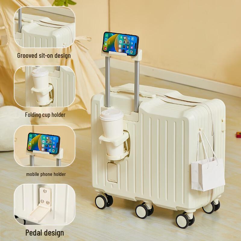 Lightweight Durable Kids Ride-on Travel Suitcase
