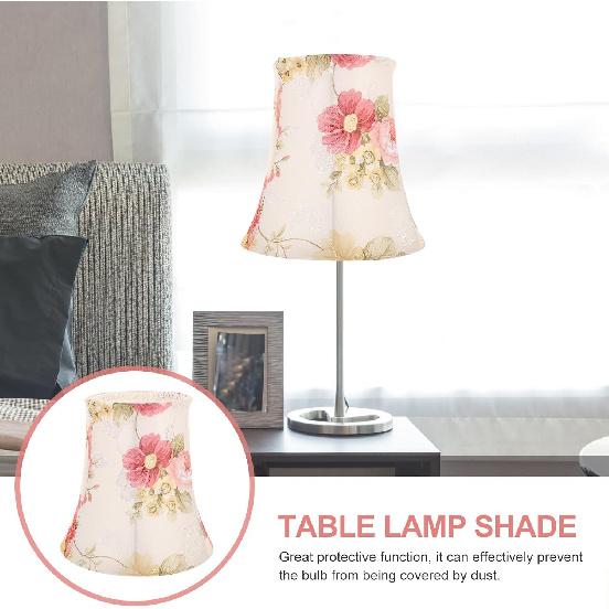 Table Lamp Shade Cloth Lamp Shade Pendant Light Shade Fabric Barrel Lampshade Clip On Bulb Lamp Cover Chandelier Lampshade Replacement for E27 Table