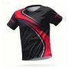Summer Running Fitness T-shirt Casual Round Neck Tennis Badminton Men's Top