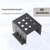 4 Bay 2.5 Inch To 3.5 Inch Ssd Hard Drive Enclosure Caddy Chassis Internal Mounting Adapter Bracket Aluminum Alloy Tray Holder