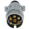 7 Pin 12V Aluminium Alloy Trailer Plug Electrics Tow Towing Wiring Connector Adapter Caravan Boat Trailer Lights Socket Plugs EU