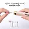 Glamics Nail Set, 5 In1 Glamics Electric Nail Manicure Set,Glamics Nail Drill