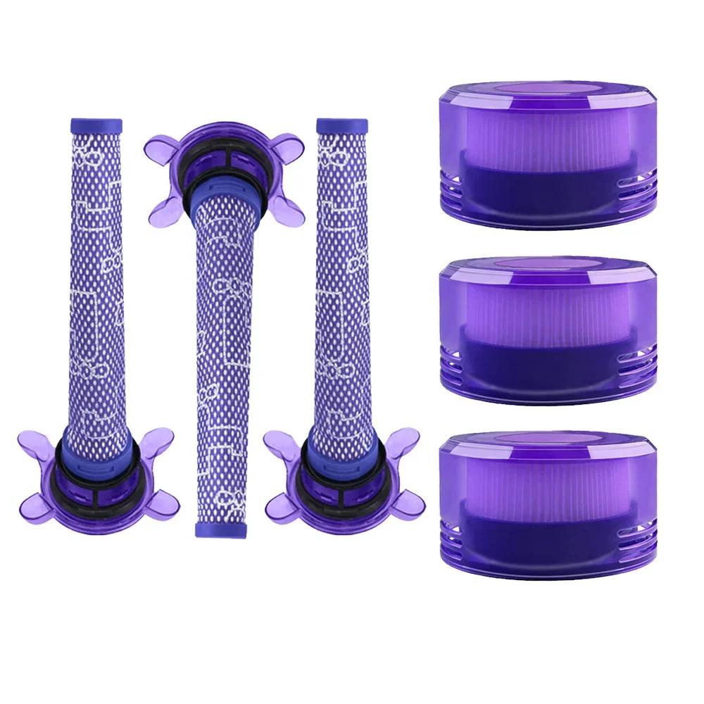 Filter für Dyson V8 für FOCUS Matratze SV25 SV37 Handstaubsauger, Ersatz Vor- Nachfilter Teilenummer. 965661-05