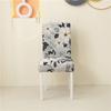 Elastic four seasons printed chair cover universal simple universal home hotel chair cover stool backrest one-piece seat