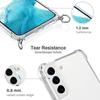 Coque de téléphone compatoble Samsung S22 Plus - BOOLING - Transparent - avec Chaîne Cordon