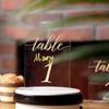 1-30 Clear Arched Acrylic Sign with Stand Guest Name Tags for Wedding Birthday