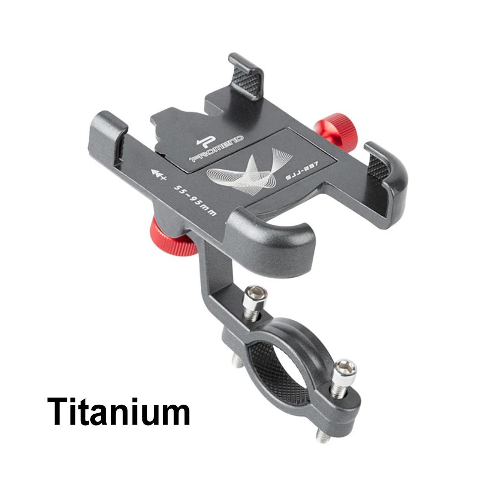 Handyhalterung für Fahrrad/Motorrad, Lenkerhalterung aus Aluminium, verstellbar, rutschfest