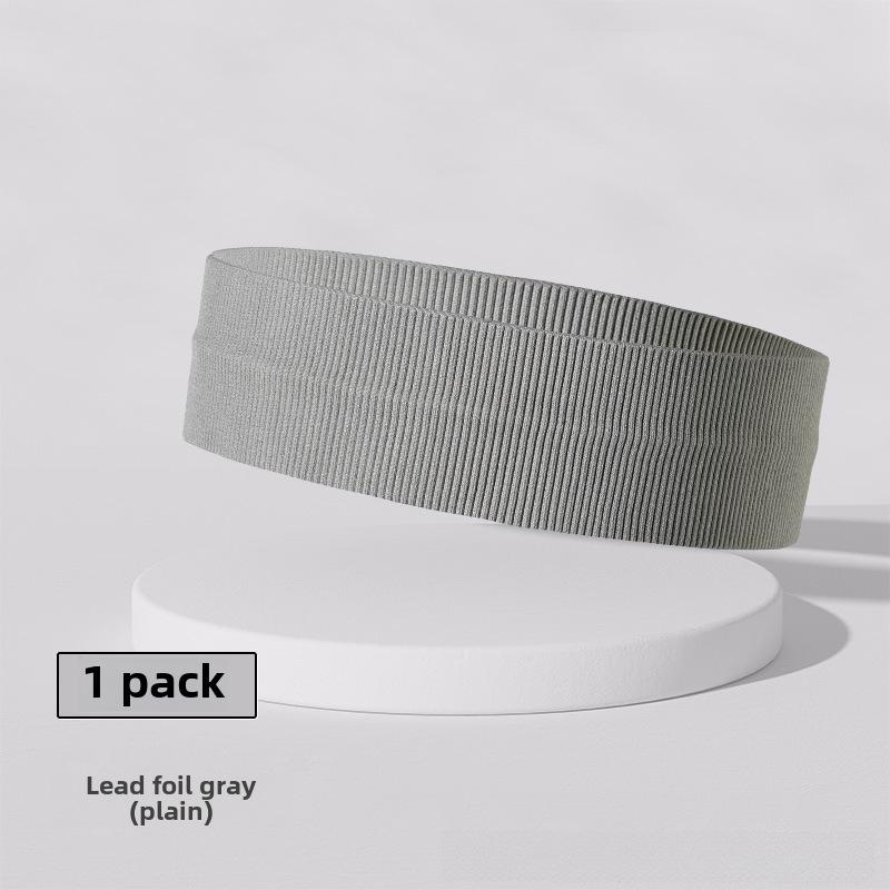 Diadema bordada unisex que absorbe el sudor para deportes, running, fitness y yoga.