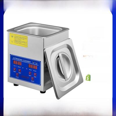 2L Stainless Steel Ultrasonic Cleaner with Heating for Small Hardware, Watches, and Jewelry