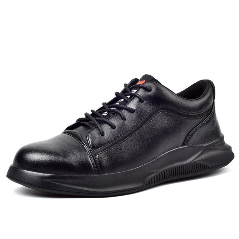 

Рабочая защитная обувь Мужская антипрокольная неразрушимая обувь со стальным носком Кевларовая стелька Рабочие кроссовки Защитные защитные ботинки 36 чёрный