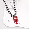 Cartoon Animal Lobster Pendant Necklace Shell Holiday Beach Necklace Bohemia Beaded Necklace  Women