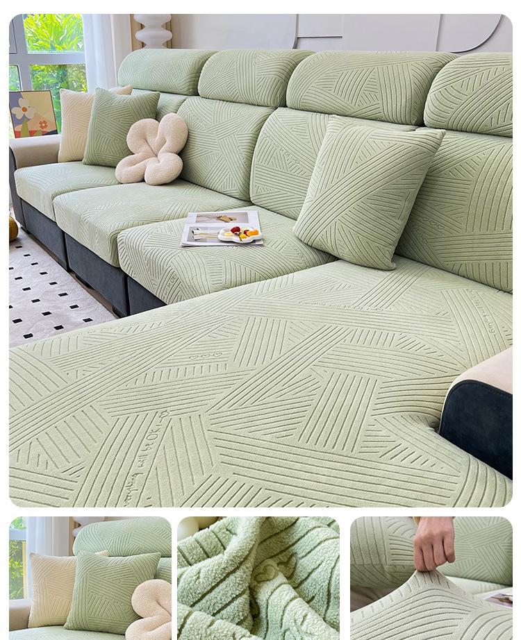 

Эластичный чехол для дивана в гостиную на 1/2/3/4 мест, толстый флис, чехол для углового дивана в форме буквы L, защитное кресло Head