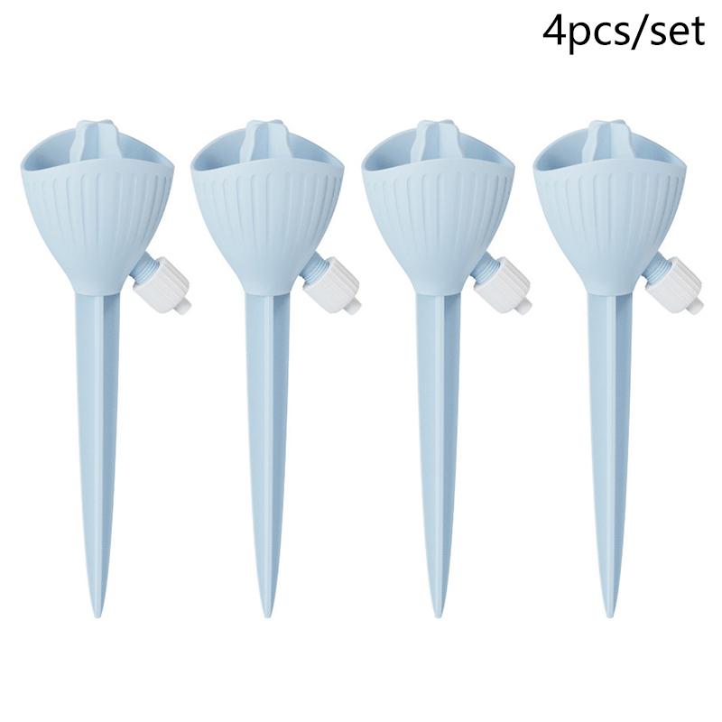 

4 шт. автоматические устройства для полива растений, садоводство, регулируемая скорость капельного устройства, домашнее автоматическое устройство для просачивания воды