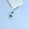 Cute Green Phone Strap Lanyard Kawaii Charms Classic Lovely Mobile Phones Accessories Beaded Handmade Key Chain Pendant