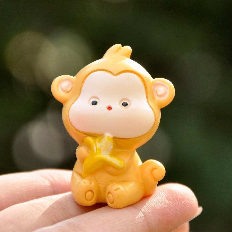 

Animal Resin Miniatures Zodiac Themed Desktop Ornaments With Handmade Craftsmanship Monkey