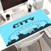 Manchester City Football Club Mauspads - Rutschfeste Gummibasis, Glatte Oberfläche für Arbeit, Gaming, Büro und Zuhause, Schreibtisch-Mauspad
