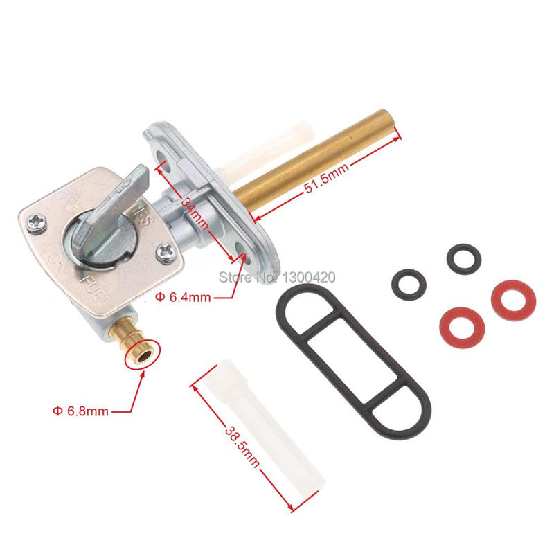 Gas Fuel Petcock Valve Swith Tap for Yamaha XT600 XT600E WR500 TTR225 TTR230 TTR250 YZ125 YZ250 YZ400F FZR600 FZR600R