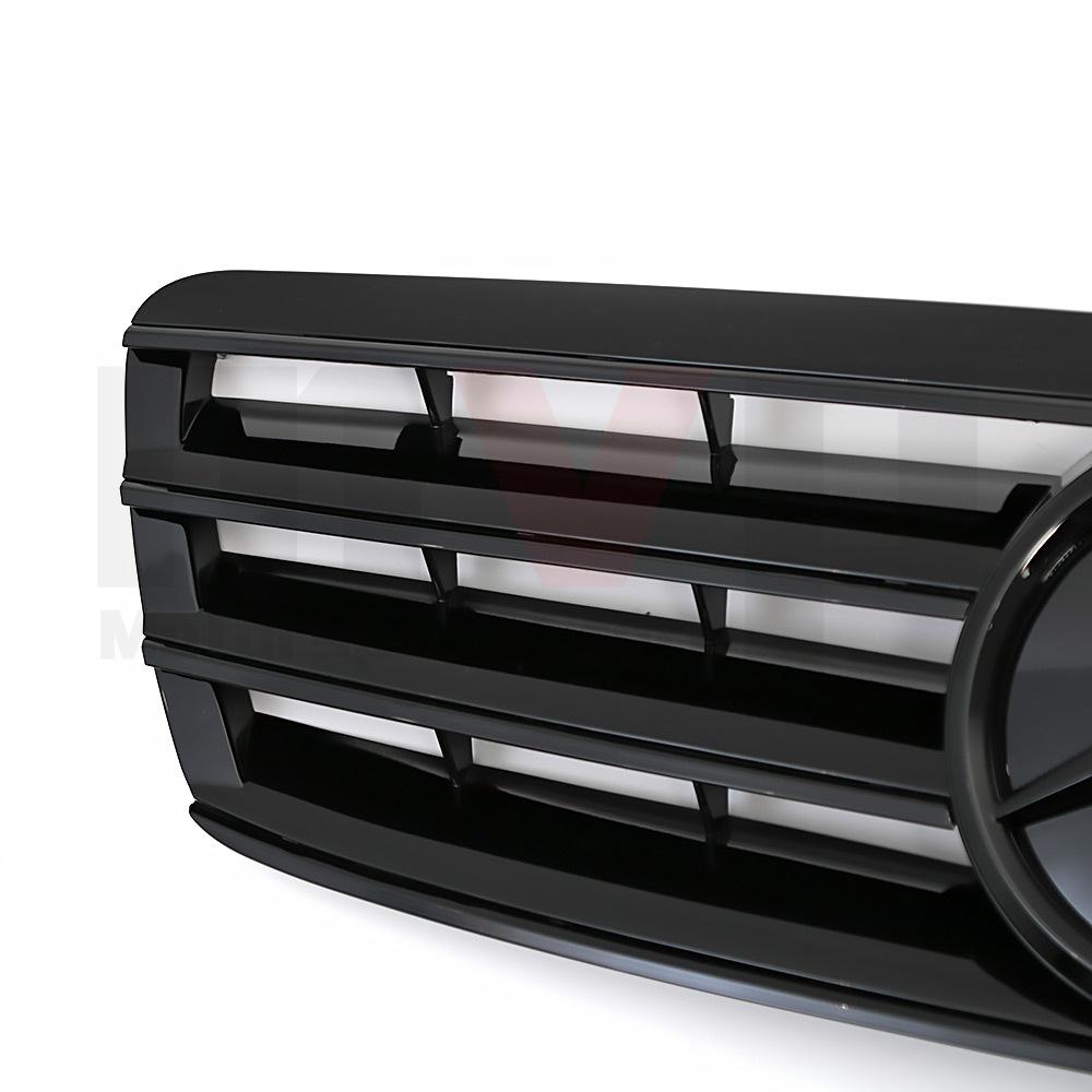 Glänzende Schwarze Sport-Style Rennkühlergrill Mit 3D ABS Stern Emblem Logo Für Mercedes Benz C-Klasse W203 2001-2007 C200 C280 C320 C350 c6