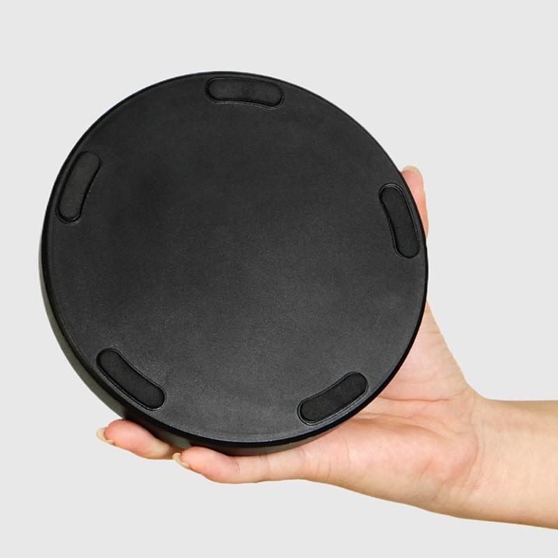 Universal Metal Phone Holder with Weighted Base Desktop Microphones Stand for Indoor Outdoor Take & Broadcasting