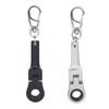 Ratchet Wrench Keychain Seamless Operation Design Metal Shaft Pocket-sized Wrench Portable Universal Tool