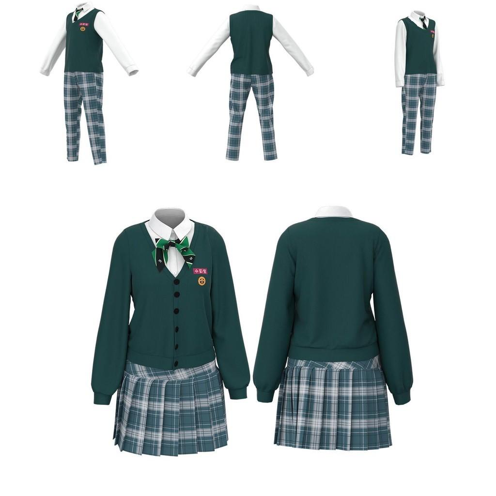All Of Us Are Dead Cosplay Schuluniform Kostüm Für Männer Und Frauen Perfekt Für Halloween Oder Themenpartys