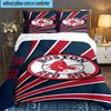 Red Sox Emblem 3PCS Bedding set,Ideal for 1pc Duvet Cover And 2pcs Pillowcases Perfect for Fan gift,Ideal for Bedroom, Dormitory
