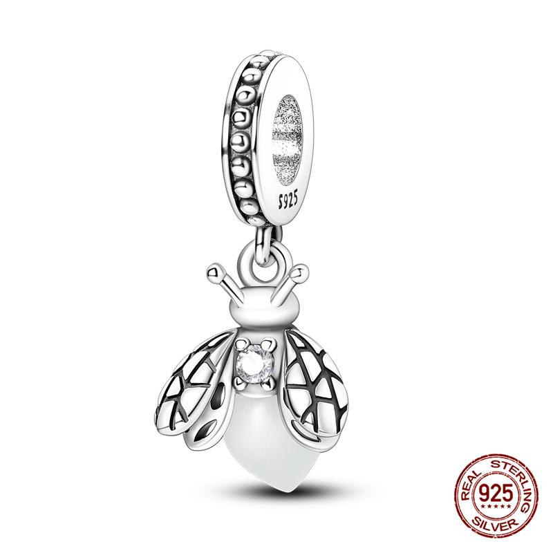 Original Charm Copper Three Colors Of Camellia Perfume Charm Beads Fit 3Mm Original Bracelet For Women Diy Fine Jewelry Gift