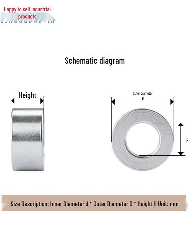 Thickened Aluminum Alloy Spacer and Washer Set: M2 M3 M4 M5 Sizes
