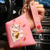 Cute Cartoon Silicone Coin Purse & Earphone Storage Keychain Pendant