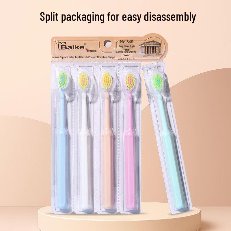 Jumbo Soft Bristle Toothbrush: Wide Head for Deep Cleaning - Perfect for Adults, Couples & Families