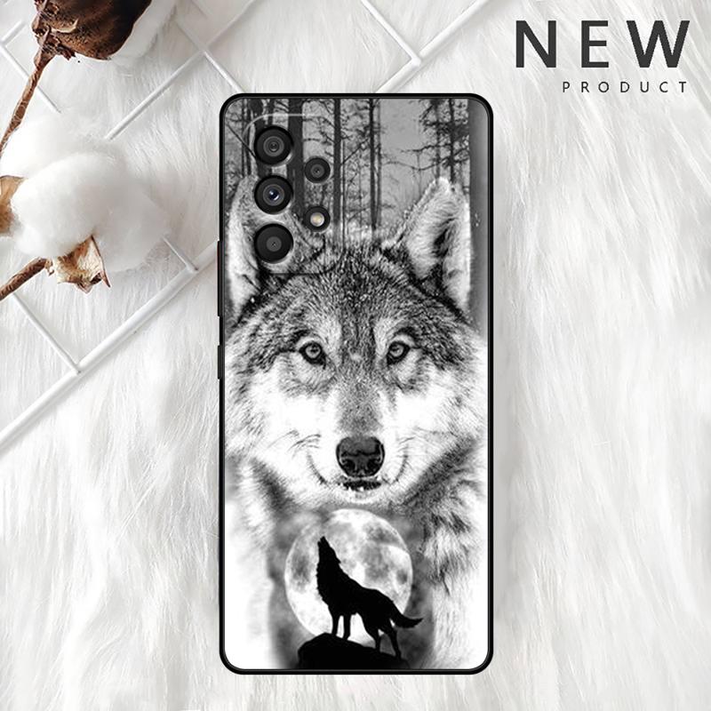 Wolf Löwe Tier Hülle Für Samsung Galaxy A54 A52 A14 5G A53 A12 A13 A71 A23 A34 A33 A21s Handyhülle