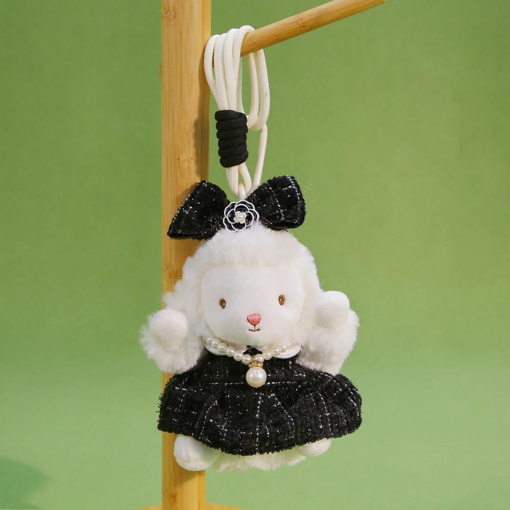 Soft Plush Doll Keyring With Short Velvet Fur For Girls And Teens