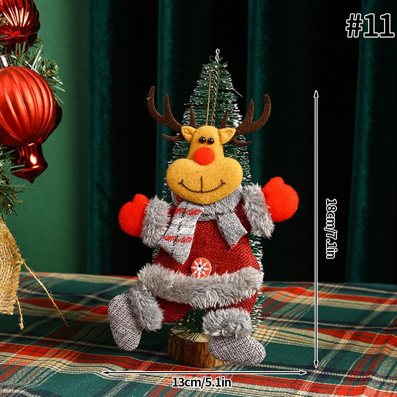 Christmas Tree Hanging Decor Pendant Santa Claus Snowman Beer Dancing Doll Christmas Ornament Navidad Xmas Decor New Year Gift