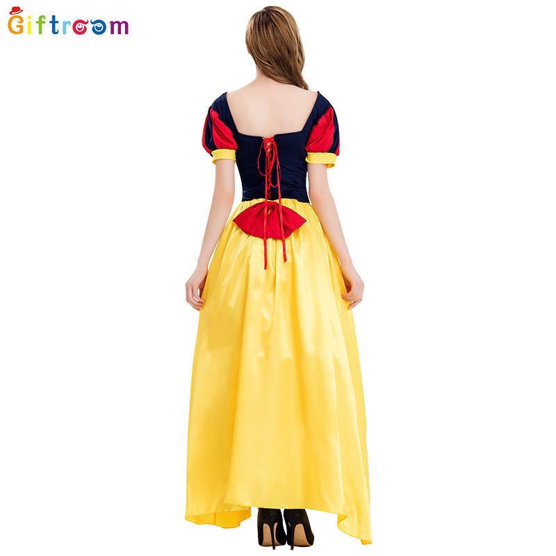 Enchanting Adult Women's Snow White Costume Perfect For Stage Performances And Parties