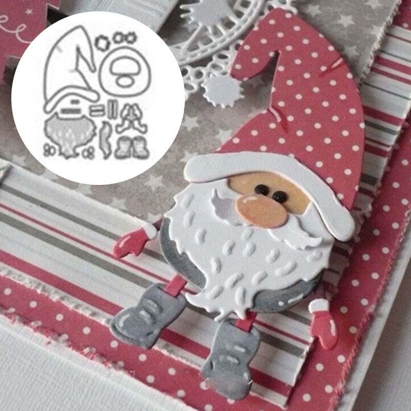 

Кали Рождество Санта-Клаус металлические штампы трафарет для скрапбукинга тиснение ремесла